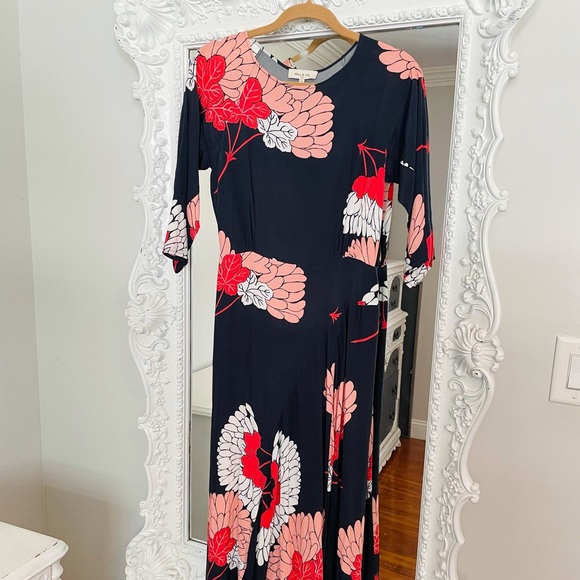 $628 AUTHENTIC Paul & Joe Floral Maxi Flower Dress Boho RUNWAY - Picture 9 of 16
